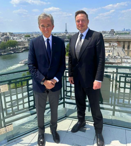 Bernard Arnault rencontre Elon Musk